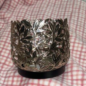 Silver Leaf Bath & Body Works 3-wick Candle Holder